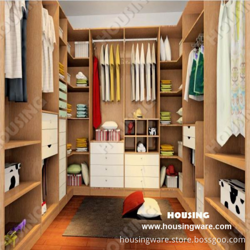 Modular with Timber Wood, Walk in Closet Fashionable